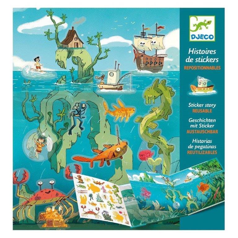 Djeco Design Small gifts - Stickers Adventures at sea