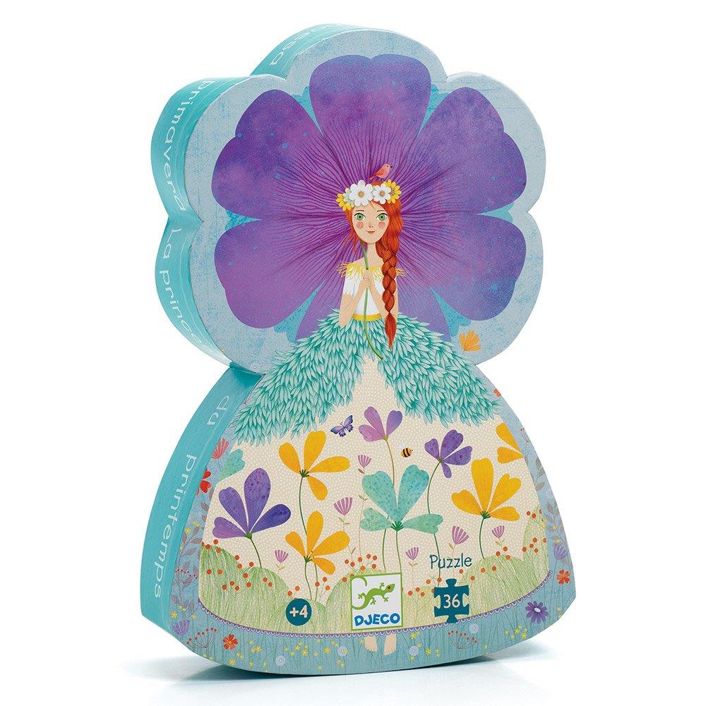 Djeco Puzzles - Silhouette puzzles The princess of spring