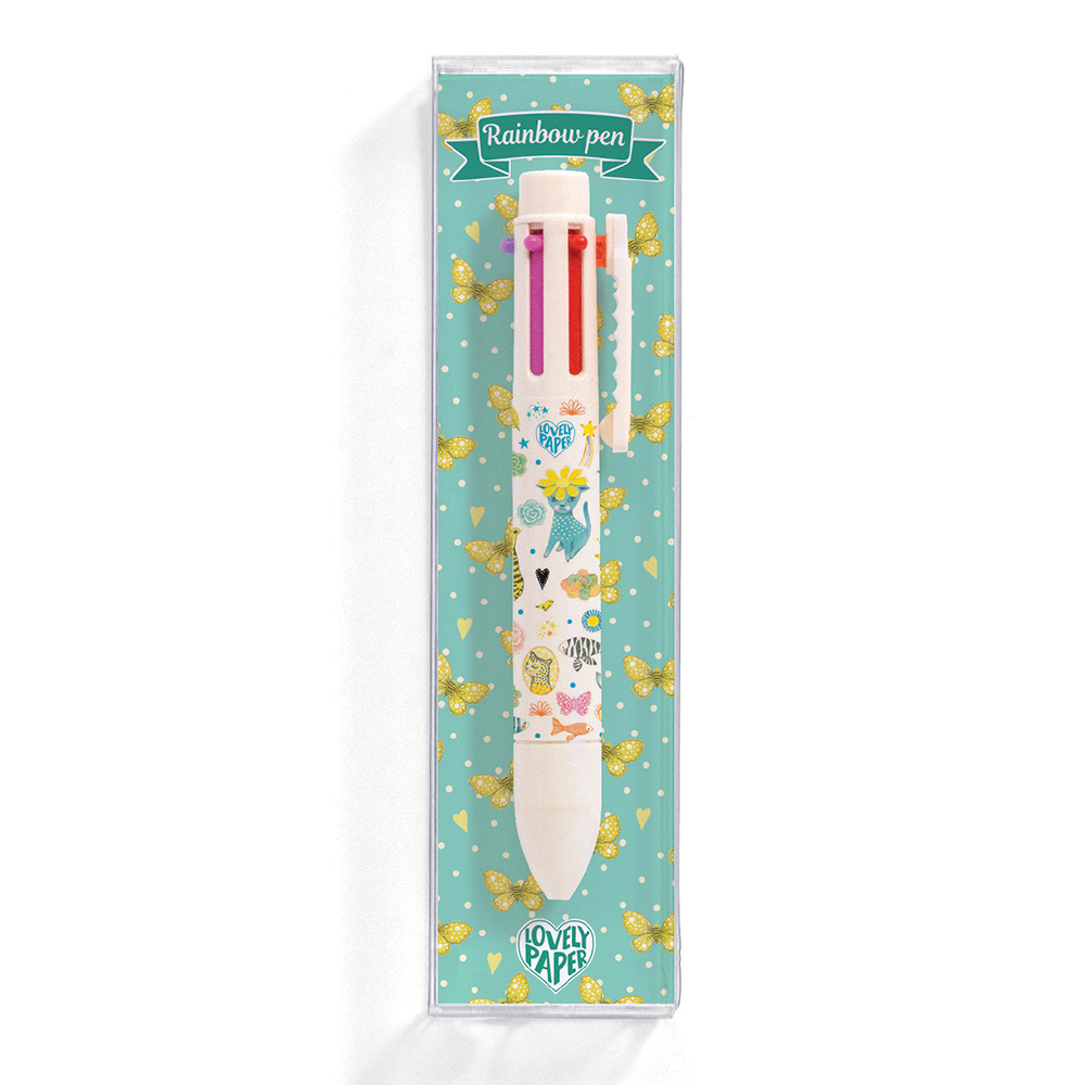 Lovely Paper Rainbow pens Elodie rainbow pen (6 colors)