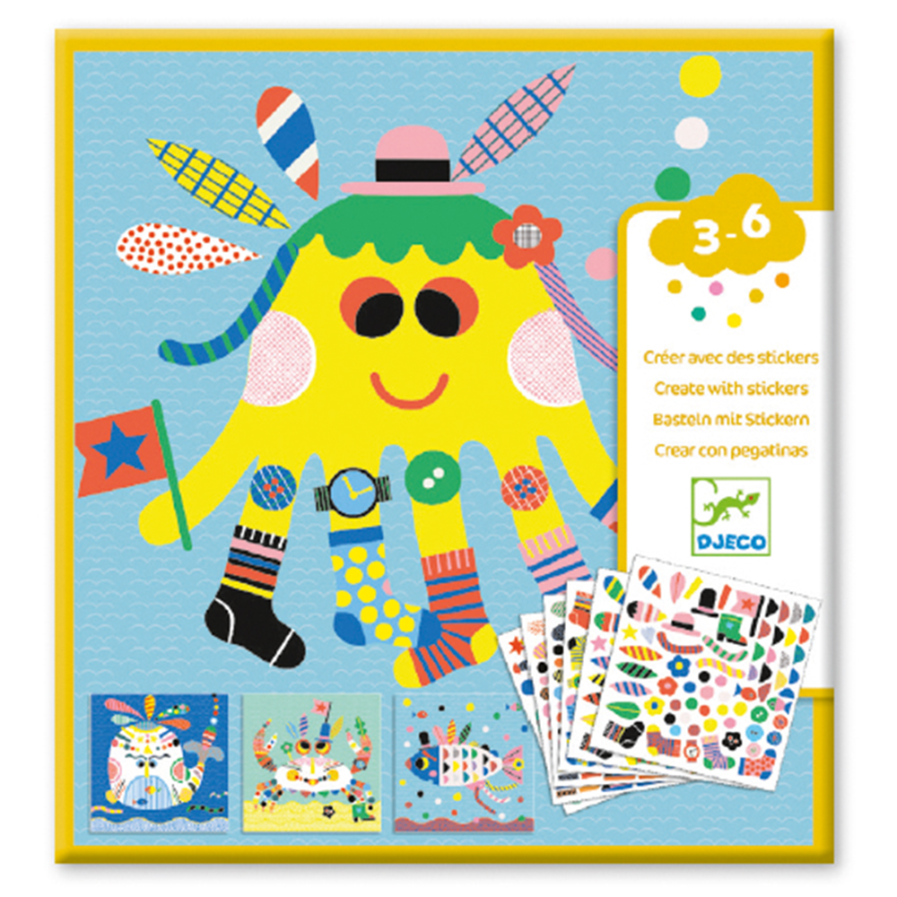 Design Small gifts for little ones - Stickers Sea creatures