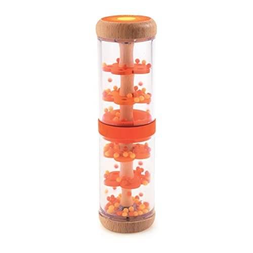 DJECO RATTLES ORANGE RAIN SHAKER PITI RAIN RANGE