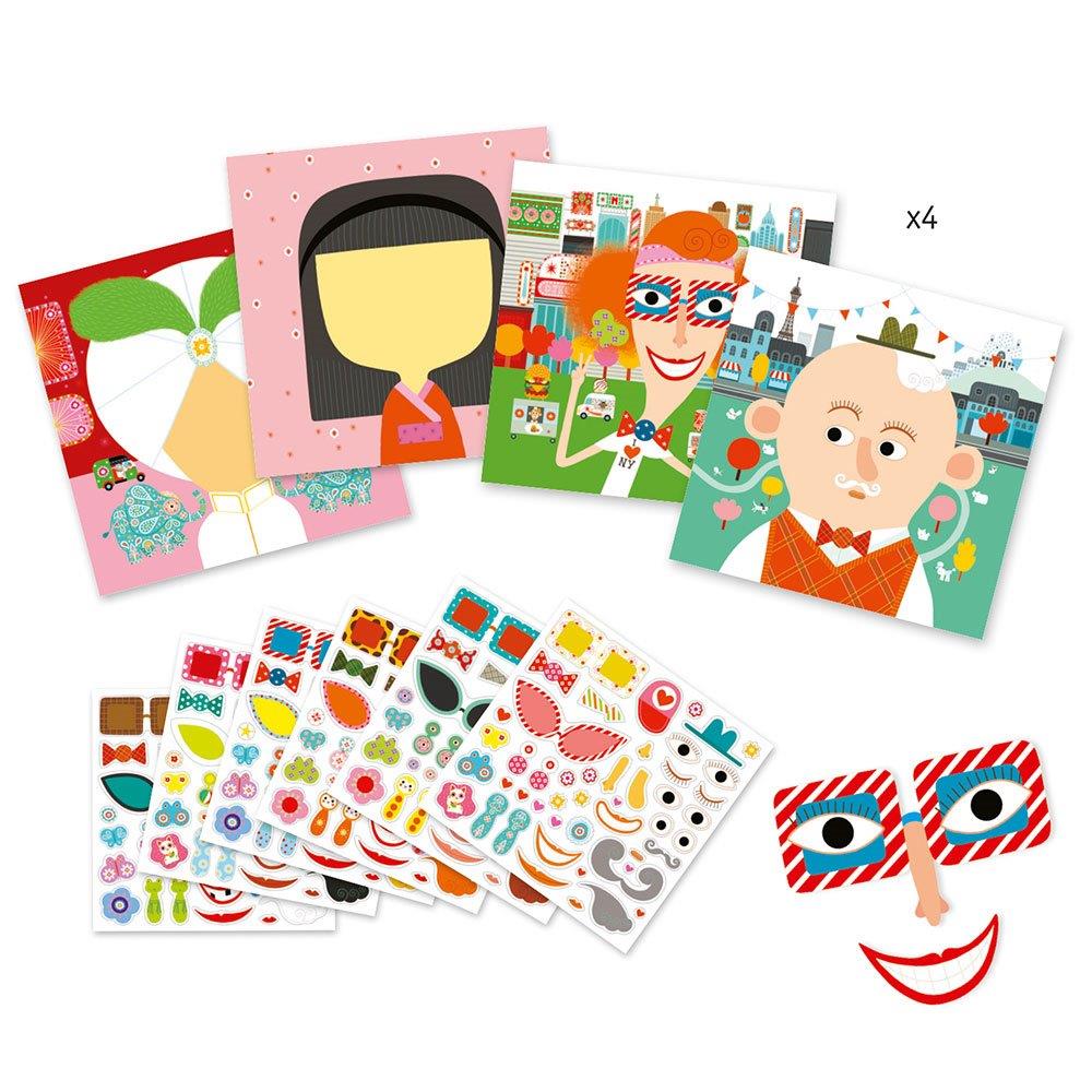 DJECO ALL DIFFERENT CREATE WITH STICKERS