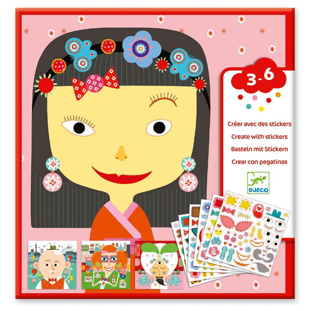 DJECO ALL DIFFERENT CREATE WITH STICKERS