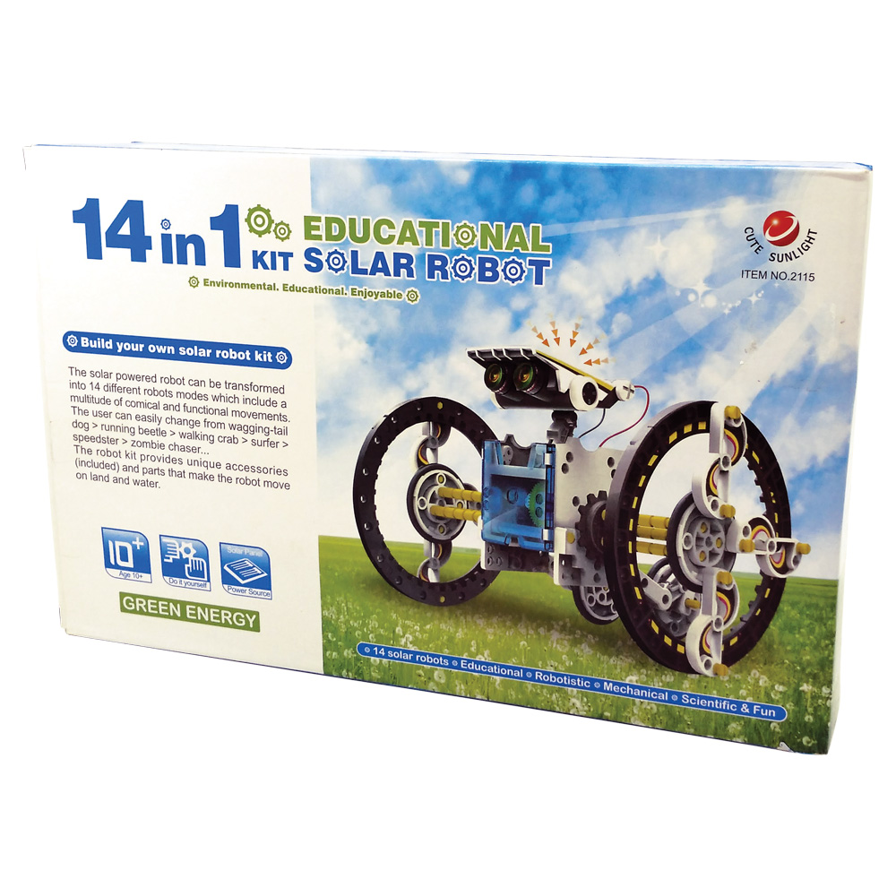 Solar 14 in 1 robotics