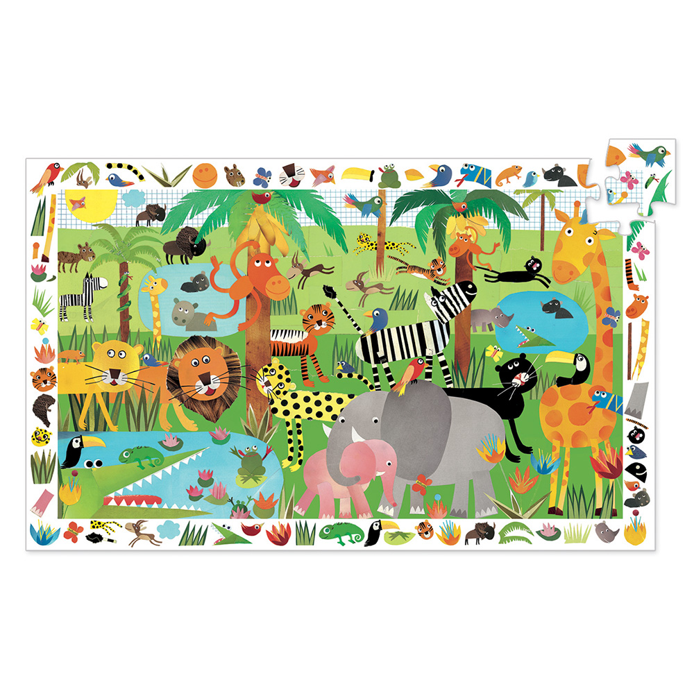 Djeco Puzzles observation Jungle - 35 pcs