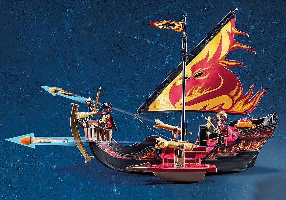 PLAYMOBIL 70641 BURNHAM RAIDERS FIRE SHIP