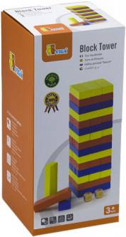 VIGA BLOCK TOWER COLORS AND DICES