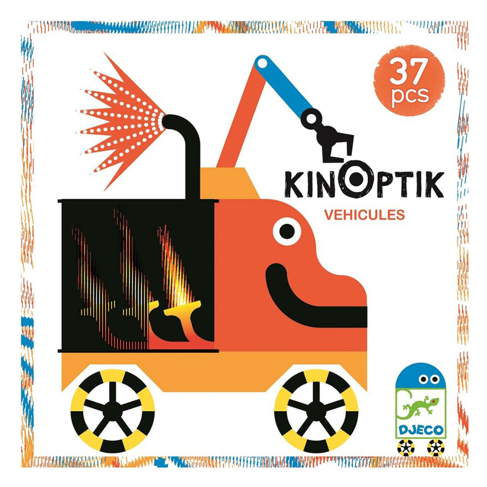 Djeco Kinoptik Vehicles - 38 pcs