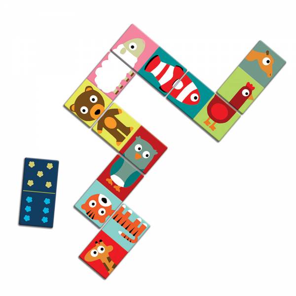 DJECO EDUCATIONAL GAMES DOMINO - ANIMO-PUZZLE