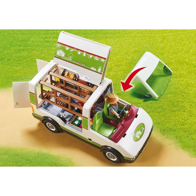 Playmobil 70134 Country Mobile Farm Market Play Set