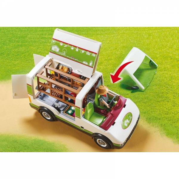 Playmobil 70134 Country Mobile Farm Market Play Set