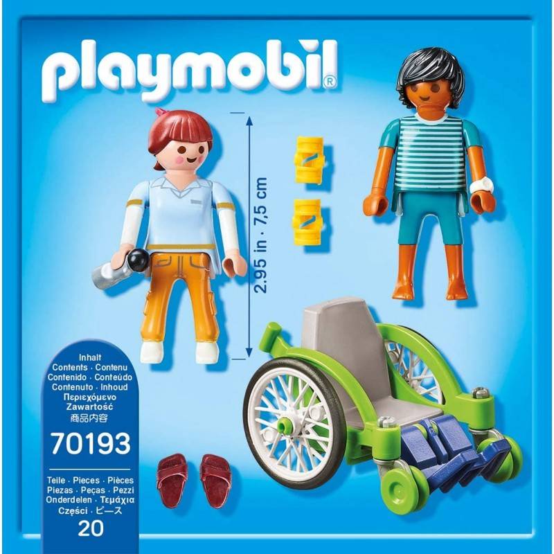 Playmobil 70193 City Life Wheelchair Patient