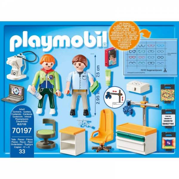 Playmobil 70197 City Life At The Specialist Doctor: Ophthalmologist