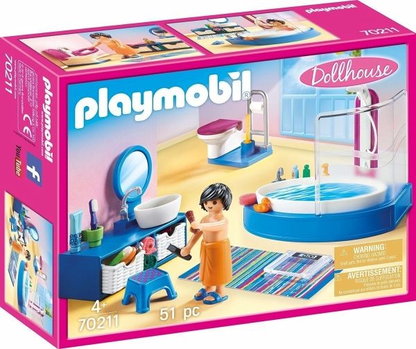 PLAYMOBIL 70211 BATHROOM WITH TUB