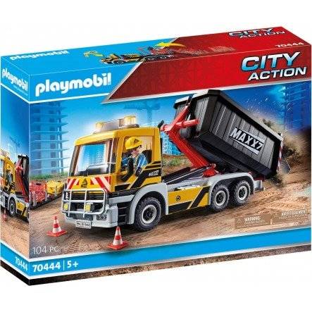 Playmobil 70444 City Action Construction Truck With Tilting Trailer