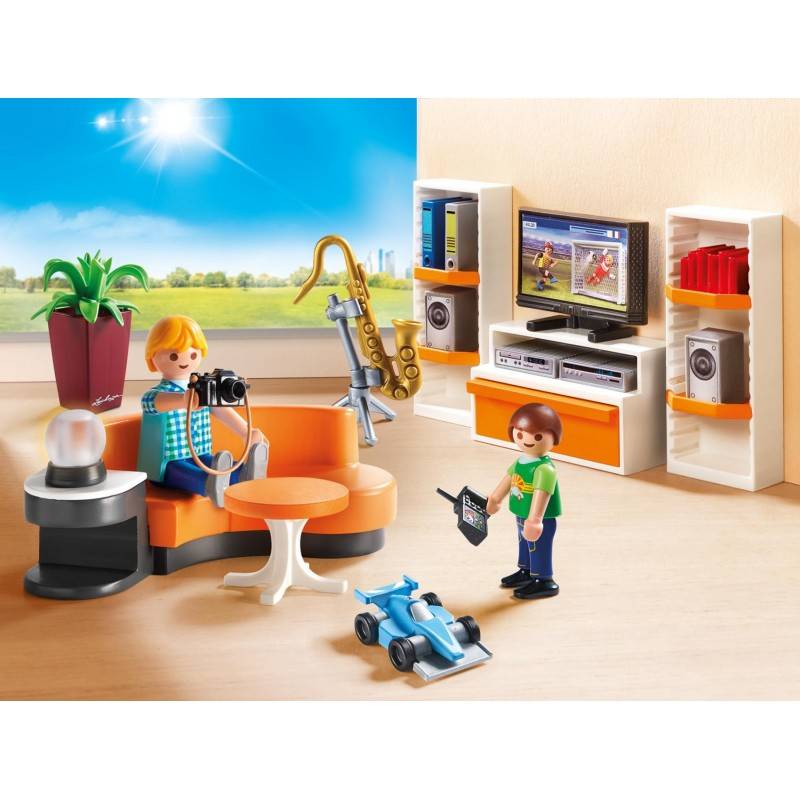 PLAYMOBIL 9267 CITY LIFE MODERN HOUSE LIVING ROOM TOY
