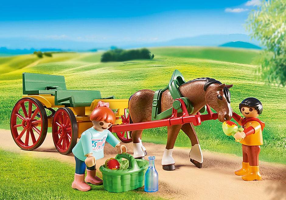 PLAYMOBIL 6932 COUNTRY HORSE-DRAWN WAGON