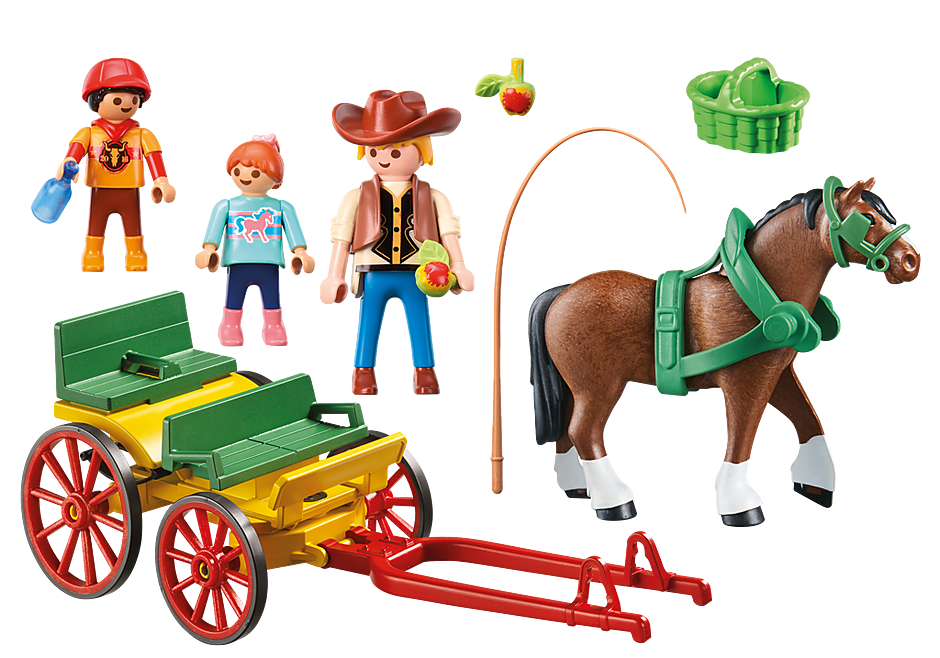 PLAYMOBIL 6932 COUNTRY HORSE-DRAWN WAGON