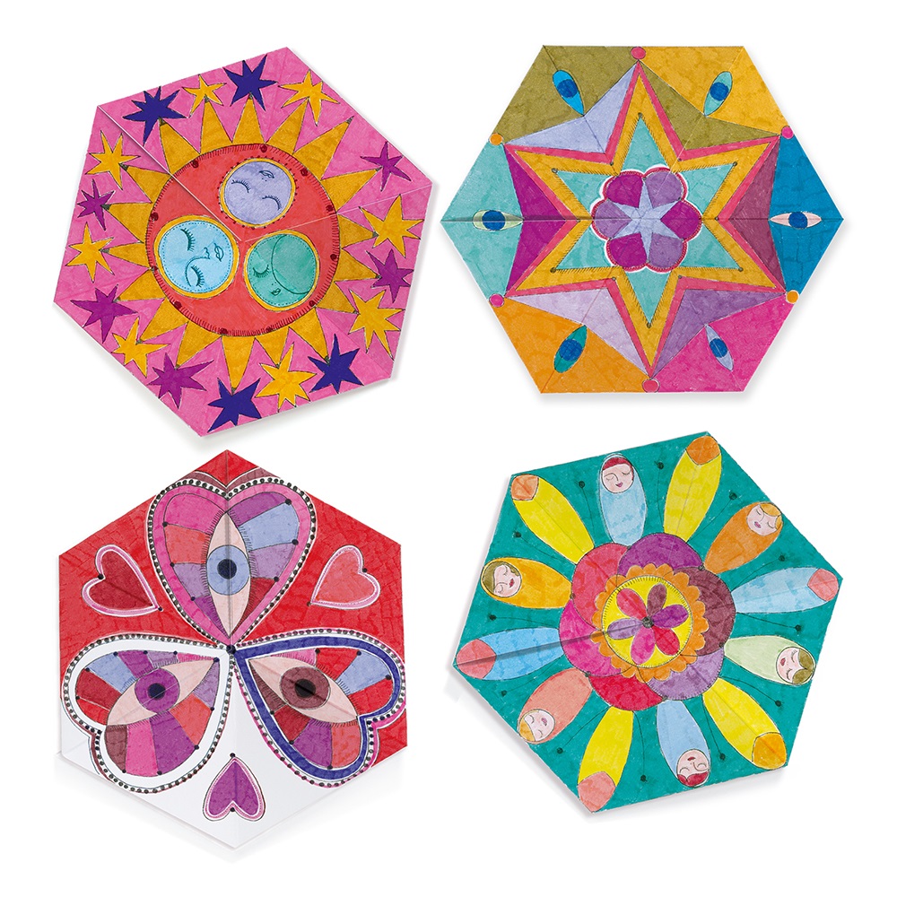 DJECO SMALL GIFTS FOR OLDER ONES - COLOURING SURPRISES CONSTELLATION MANDALAS