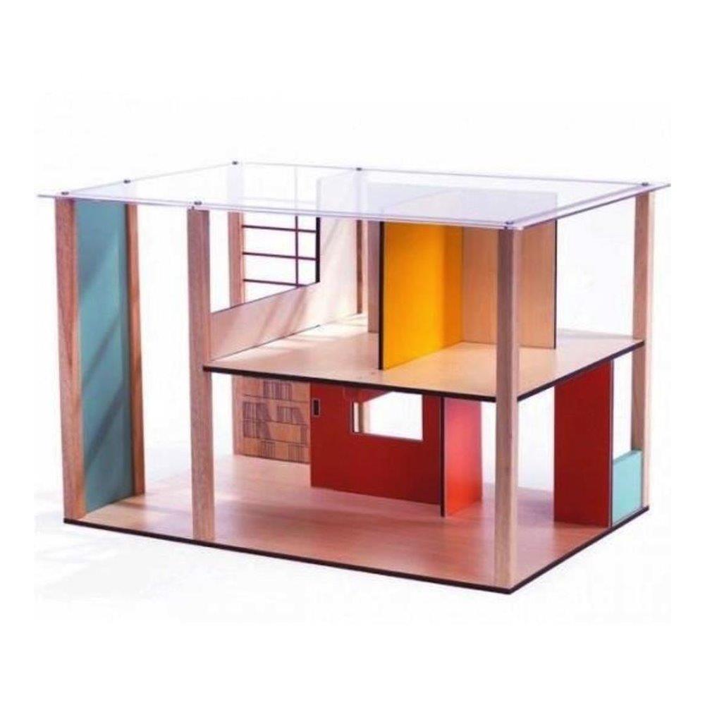 DJECO CUBIC HOUSE (HOUSE SOLD EMPTY) DOLLS HOUSES