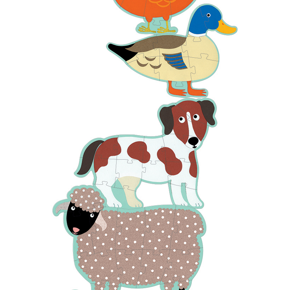 DJECO PROGRESSIVE PUZZLES HONORE & FRIENDS