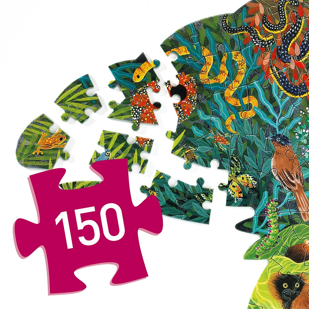 DJECO PUZZLES - PUZZART CHAMELEON - FSC MIX