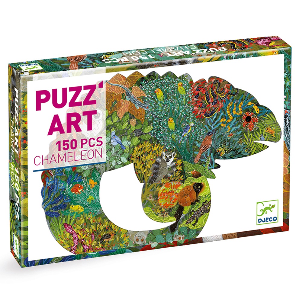 DJECO PUZZLES - PUZZART CHAMELEON - FSC MIX