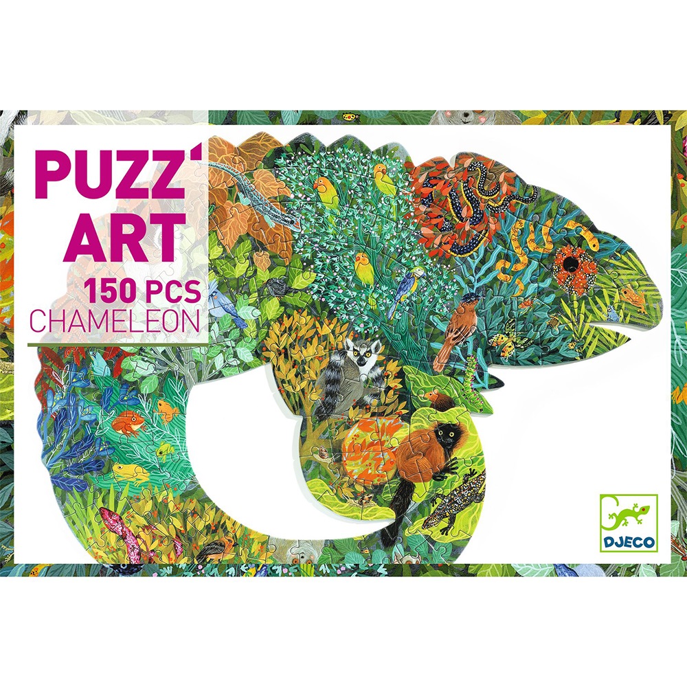 DJECO PUZZLES - PUZZART CHAMELEON - FSC MIX