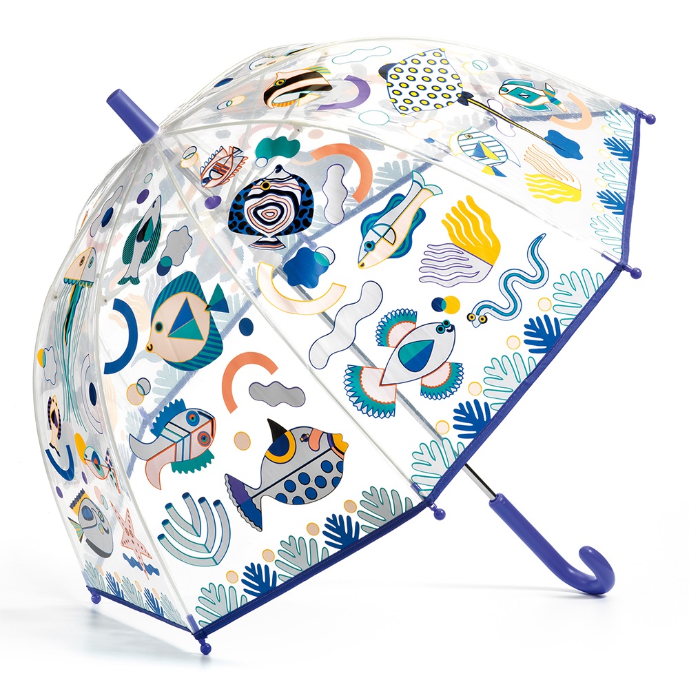 DJECO COLOR-CHANGING CHILDREN UMBRELLA ‘FISHES 68 CM