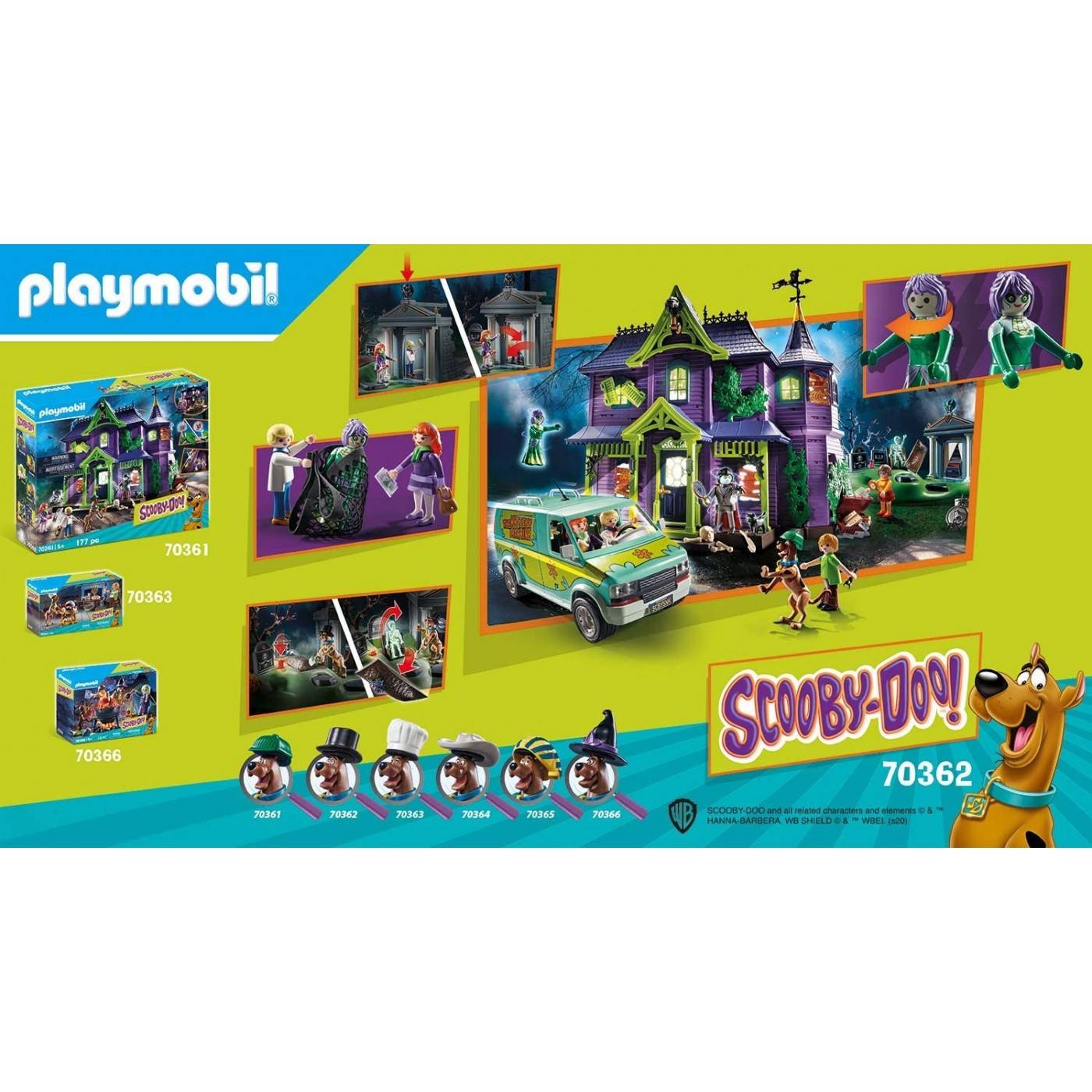 PLAYMOBIL 70362 SCOOBY DOO ADVENTURE IN THE CEMETERY