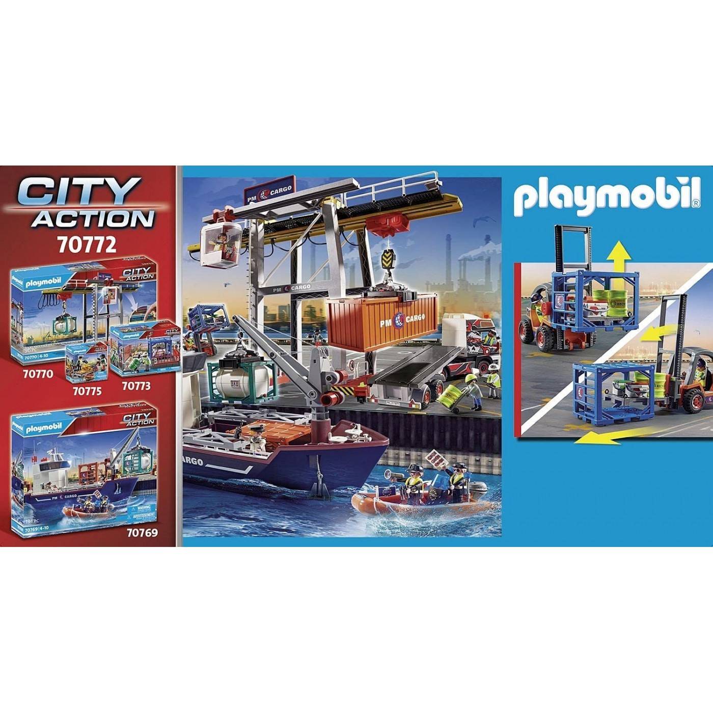 Playmobil forklift truck sales