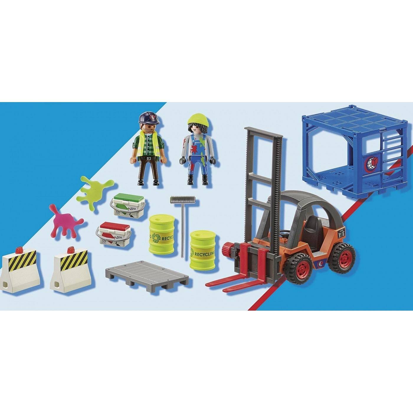 Playmobil forklift top truck
