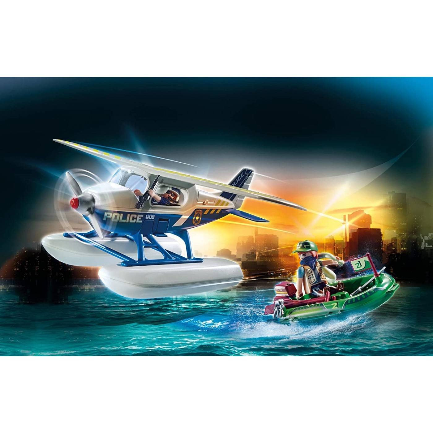 PLAYMOBIL 70779 CITY ACTION POLICE SEAPLANE