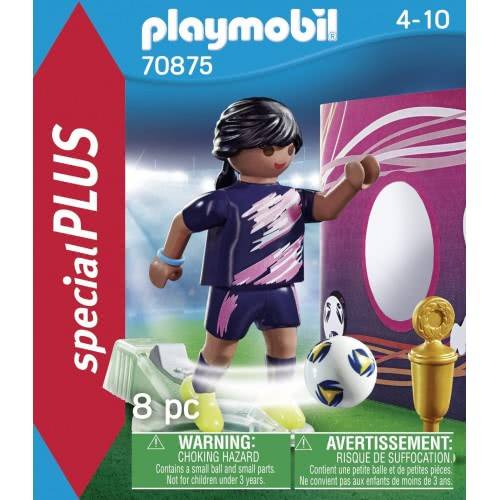 PLAYMOBIL 70875 SPECIAL PLUS SOCCER PLAYER WITH GOAL