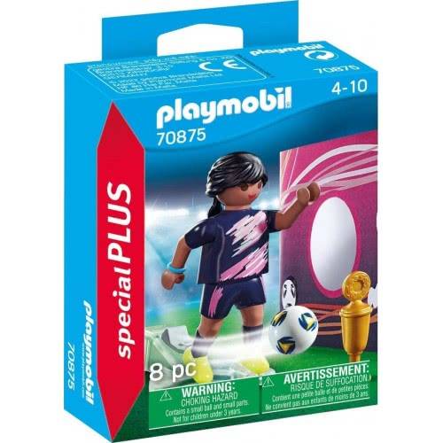 PLAYMOBIL 70875 SPECIAL PLUS SOCCER PLAYER WITH GOAL