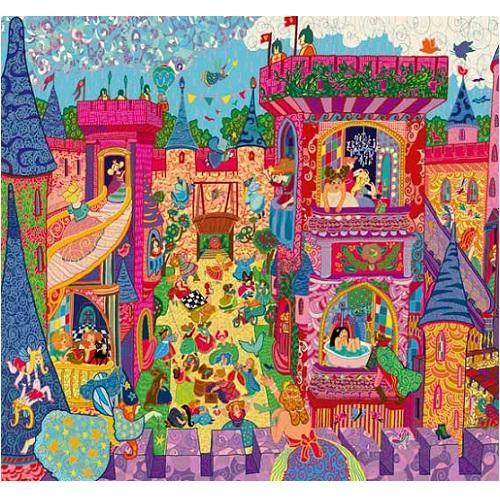Djeco Silouhette Puzzles The fairy castle - 54 pcs