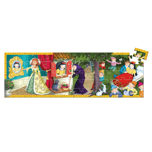 Djeco Silhouette puzzles Snow white - 50 pcs