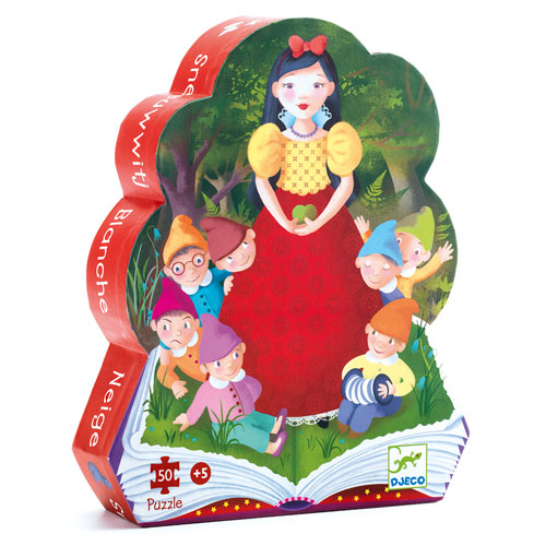 Djeco Silhouette puzzles Snow white - 50 pcs