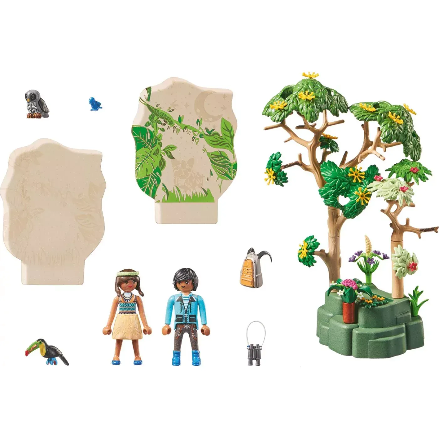 PLAYMOBIL 71009 WILTOPIA - ENLIGHTENED TROPICAL TREE AND EXPLORERS