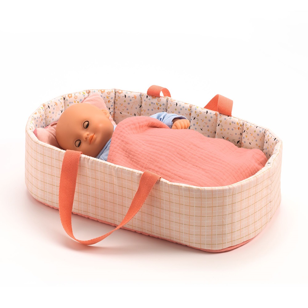 Djeco Bassinet Pink Lines