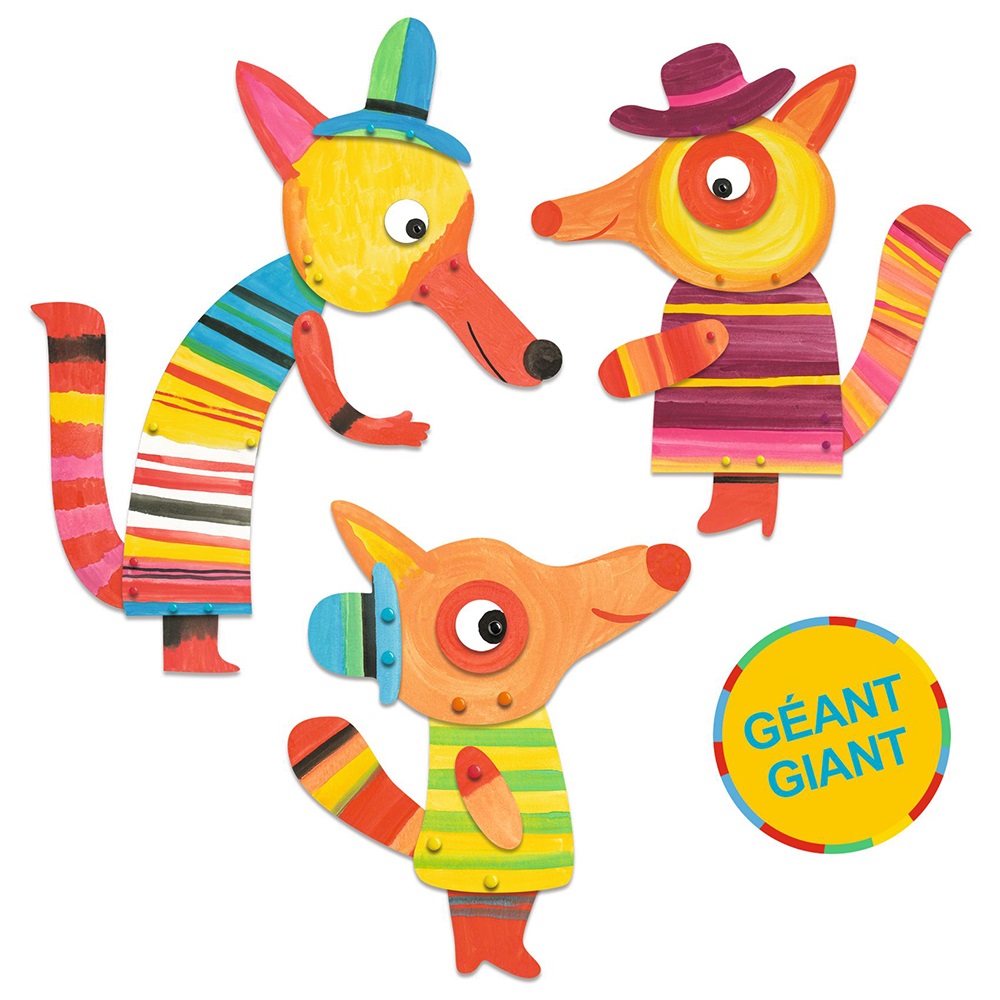 Djeco The Fox Family Painting Set