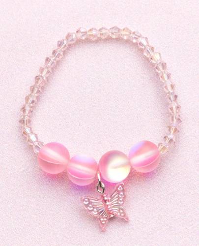 Great Pretenders Boutique Holo Pink Crystal Bracelet