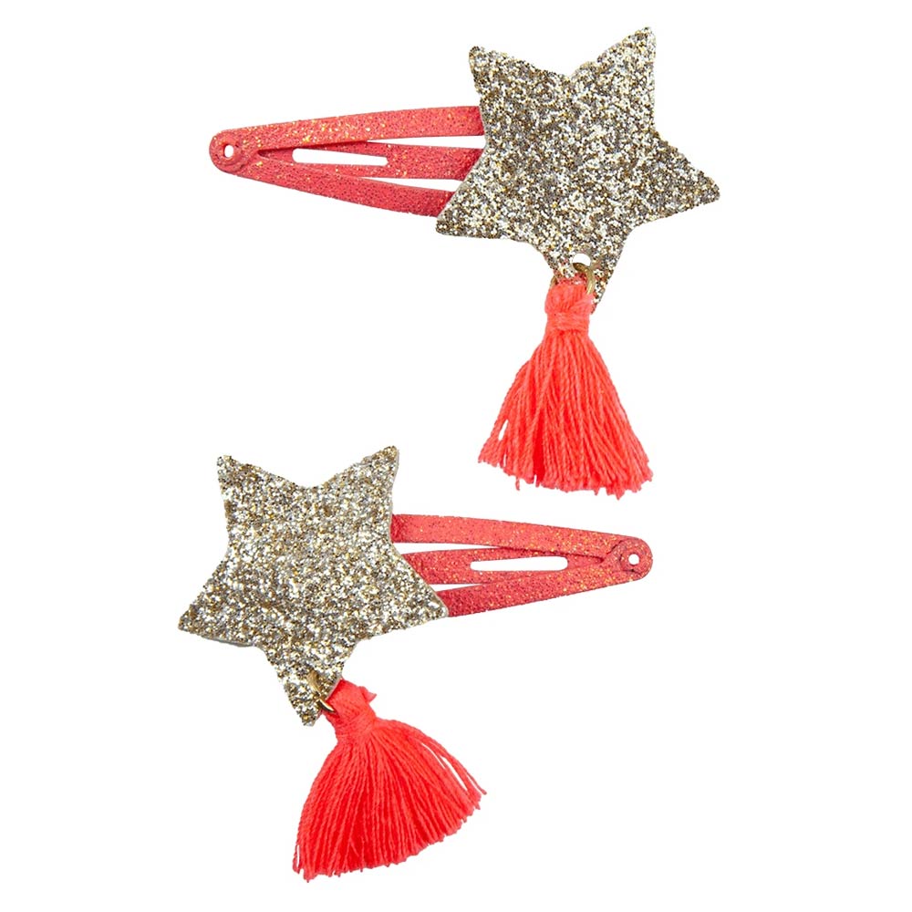 Great Pretenders Boutique Sassy Tassy Star Hairclips, 2 Pcs