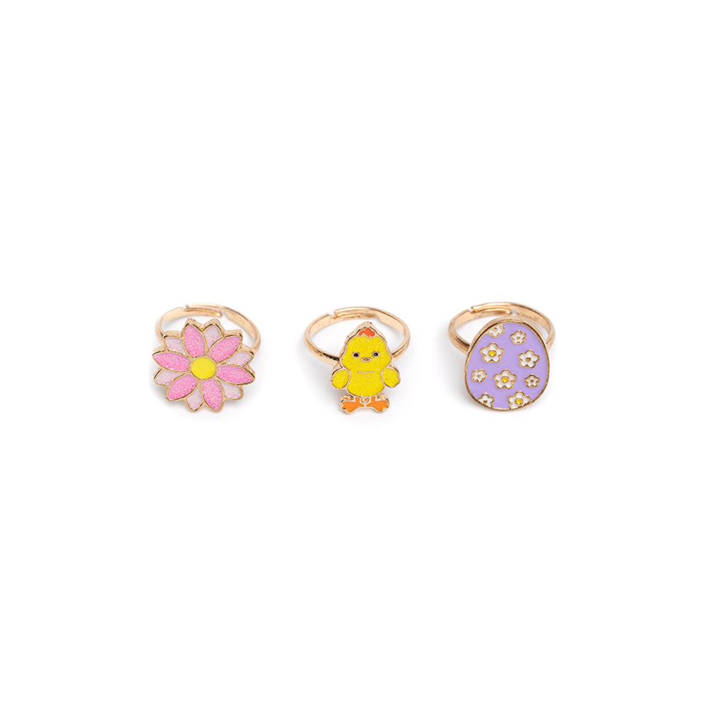 Great Pretenders Easter Egg Rings 3 Pcs Set