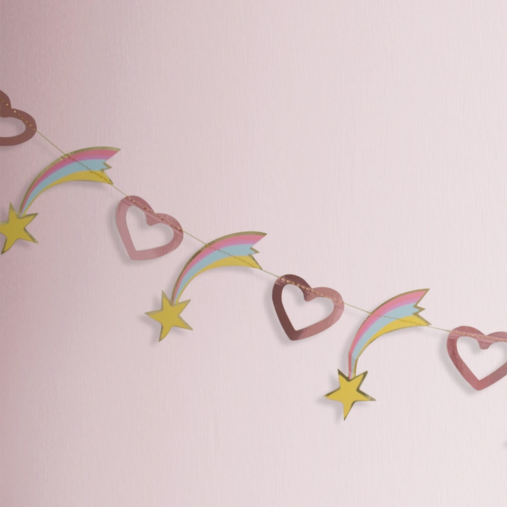 Great Pretenders Garlands - Hearts / Shooting Stars 182 cm