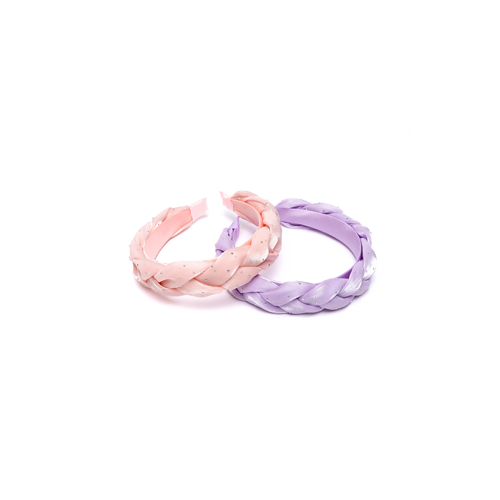 Great Pretenders Plush Braid Headband, assorted