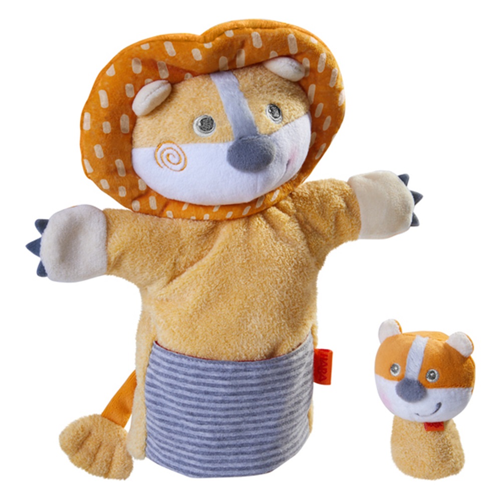 Haba Puppet Lion with Cub