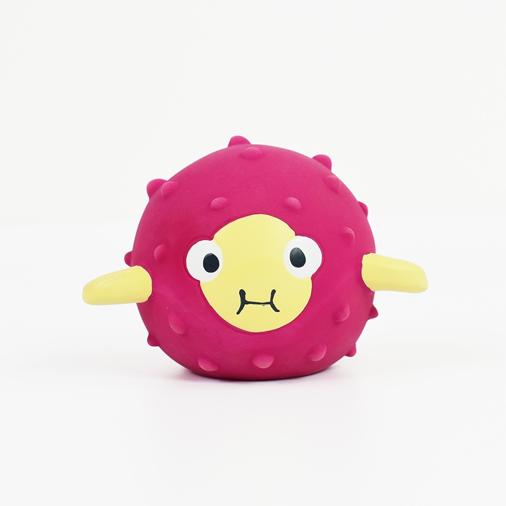 Splash Puffer Fish Latex Pool Toy Purple