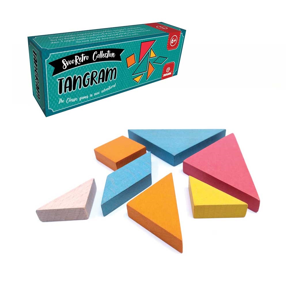 SVOORA SVOORETRO COLLECTION - TANGRAM PLUS 140 DIFFERENT PUZZLES