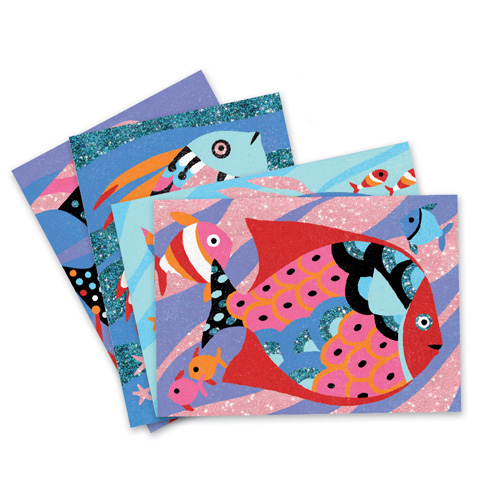 Djeco Coloured sands Fish rainbows